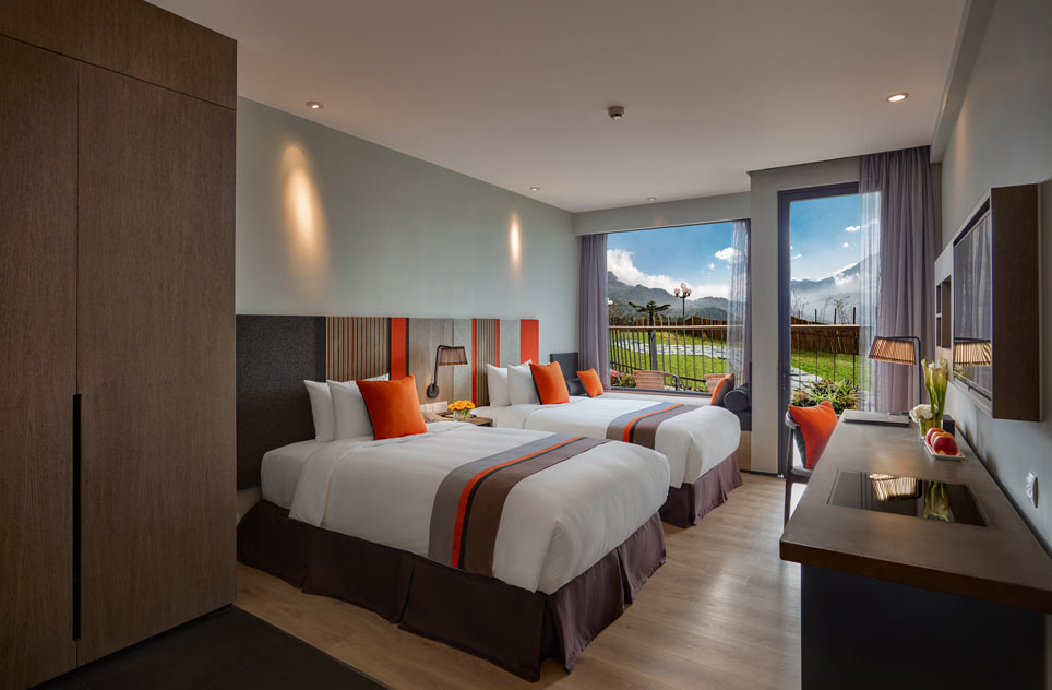 Phòng Deluxe Hướng Vườn
